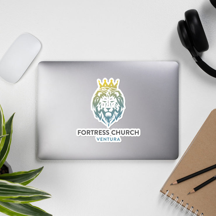 Fortress Lion Sticker (Full color)
